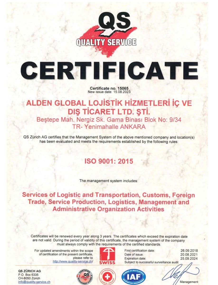 Alden Global Lojistik