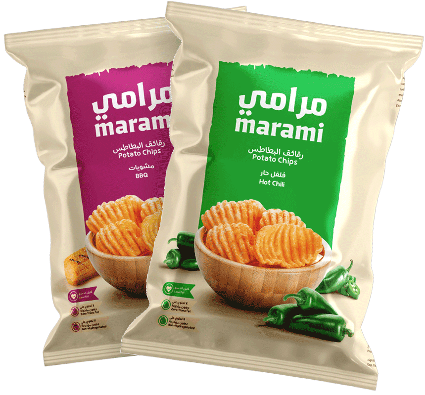 شيبس بطاطس مموج