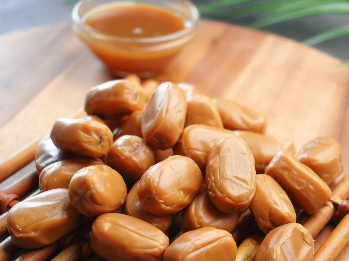 حلوى مضغ: أصابع وقطع مغلّفة