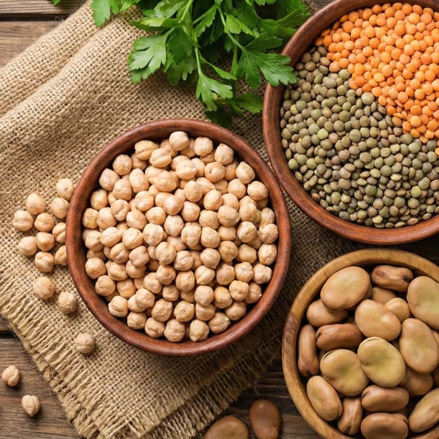 البقوليات المختارة