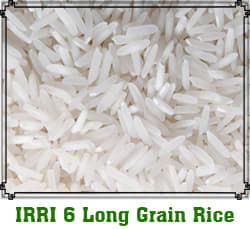 أرز IRRI-6 طويل الحبة — درجات تكسّر من 5% حتى 25%